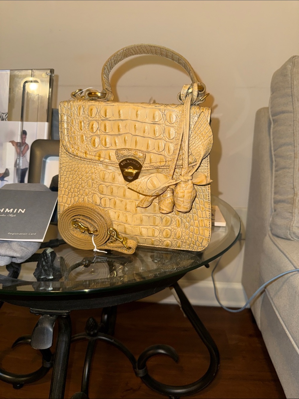 Brahmin Vittoria Natural Rose